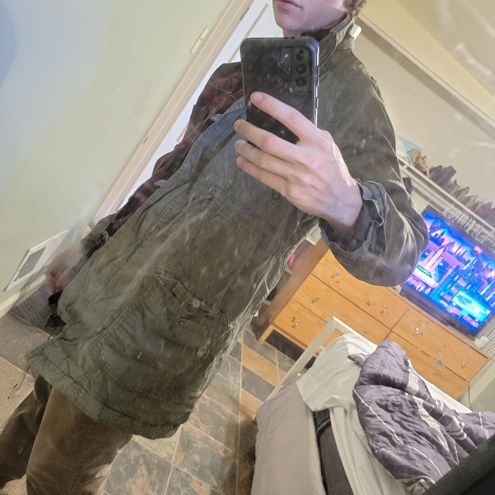 Olive Army Inspired Jacket/Windbreaker